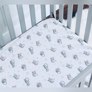 NEW Disney Dumbo Mini Fitted Crib‎ Sheet